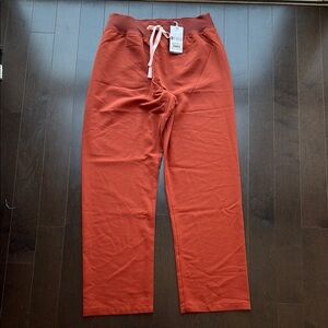 Figs terracotta livingston scrub Pants